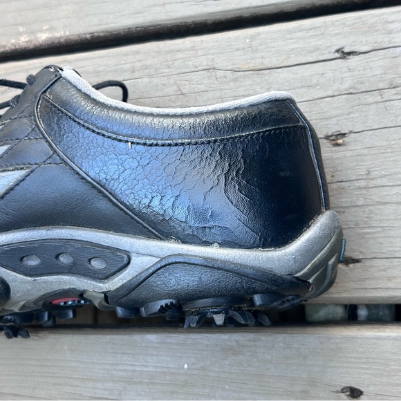 FootJoy Summer Series Black Grey Leather Golf Shoes 98846 | Ladies Size 8.5 - Picture 9 of 13